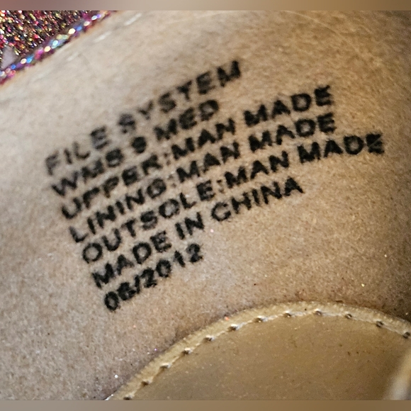 Unlisted - Pink Sparkly Heels - Sz.9M - NWOT - Picture 4 of 6